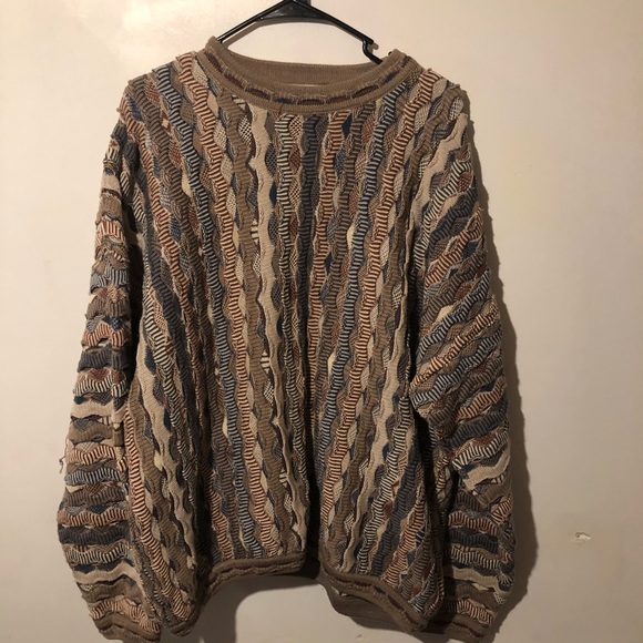 Chunky oversized ITaly ENRICO UOMO ITALY retro sweater unisex - Picture 2 of 8